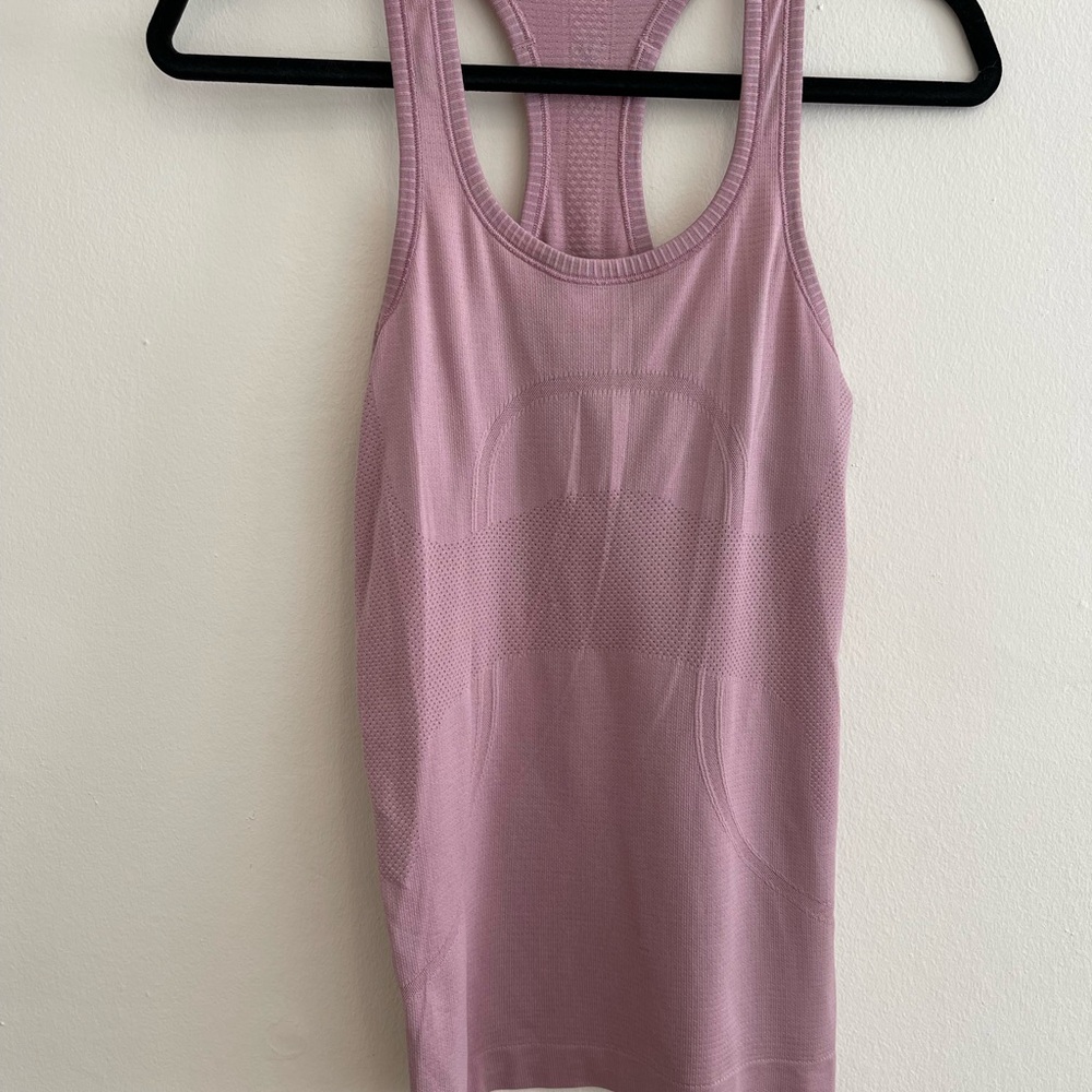 Lululemon Pink Swiftly Razor back size 4